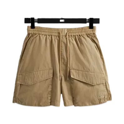 Kith Washed Cotton Boreum Cargo Pocket Short "Canvas"
