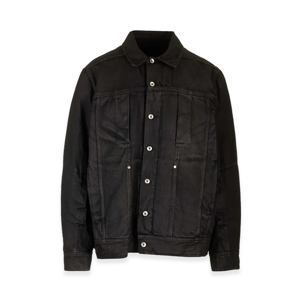 Rick Owens Lido Denim Worker Jacket "Black"