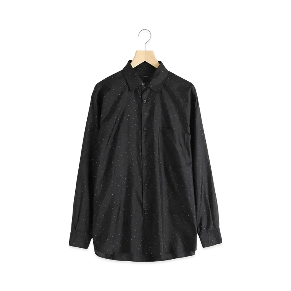 COMOLI Silk Dot Komori Shirt "Dot"