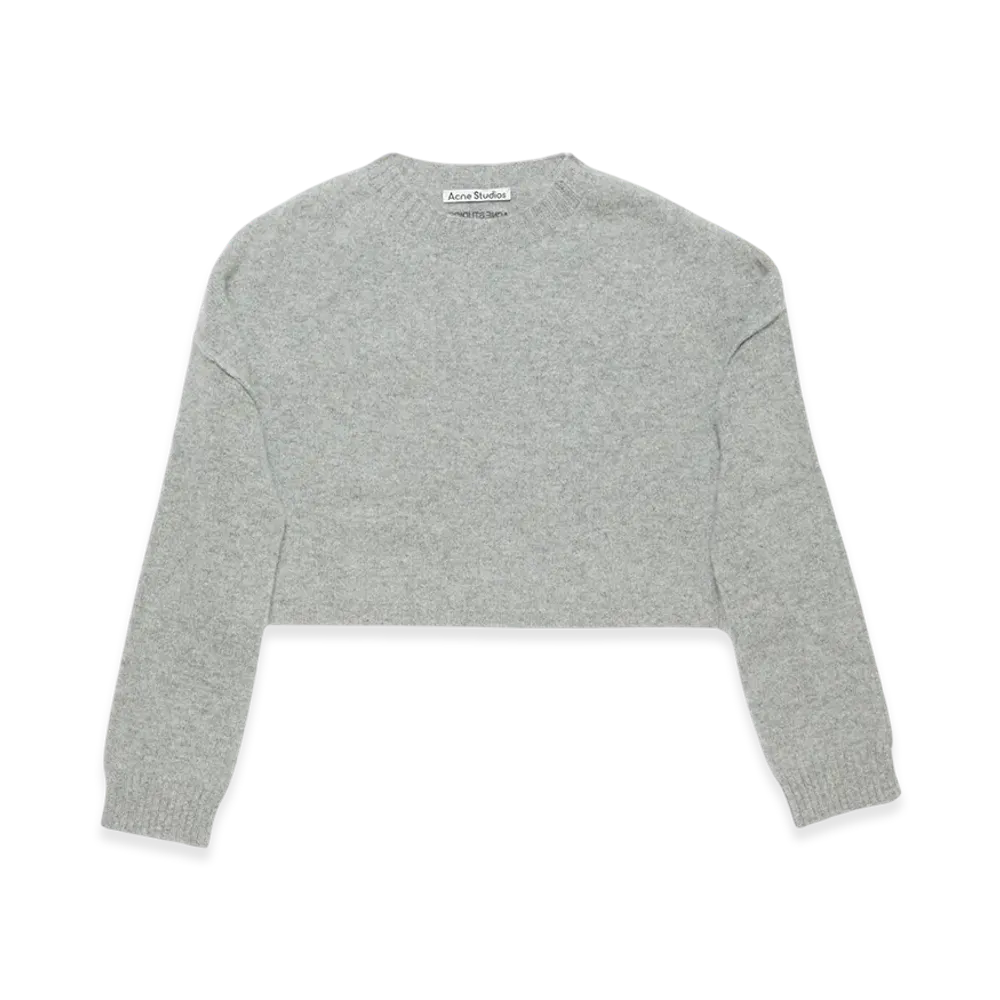 Acne Studios Jumper Wool Cashmere "Grey Melange"