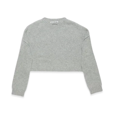 Acne Studios Jumper Wool Cashmere "Grey Melange"