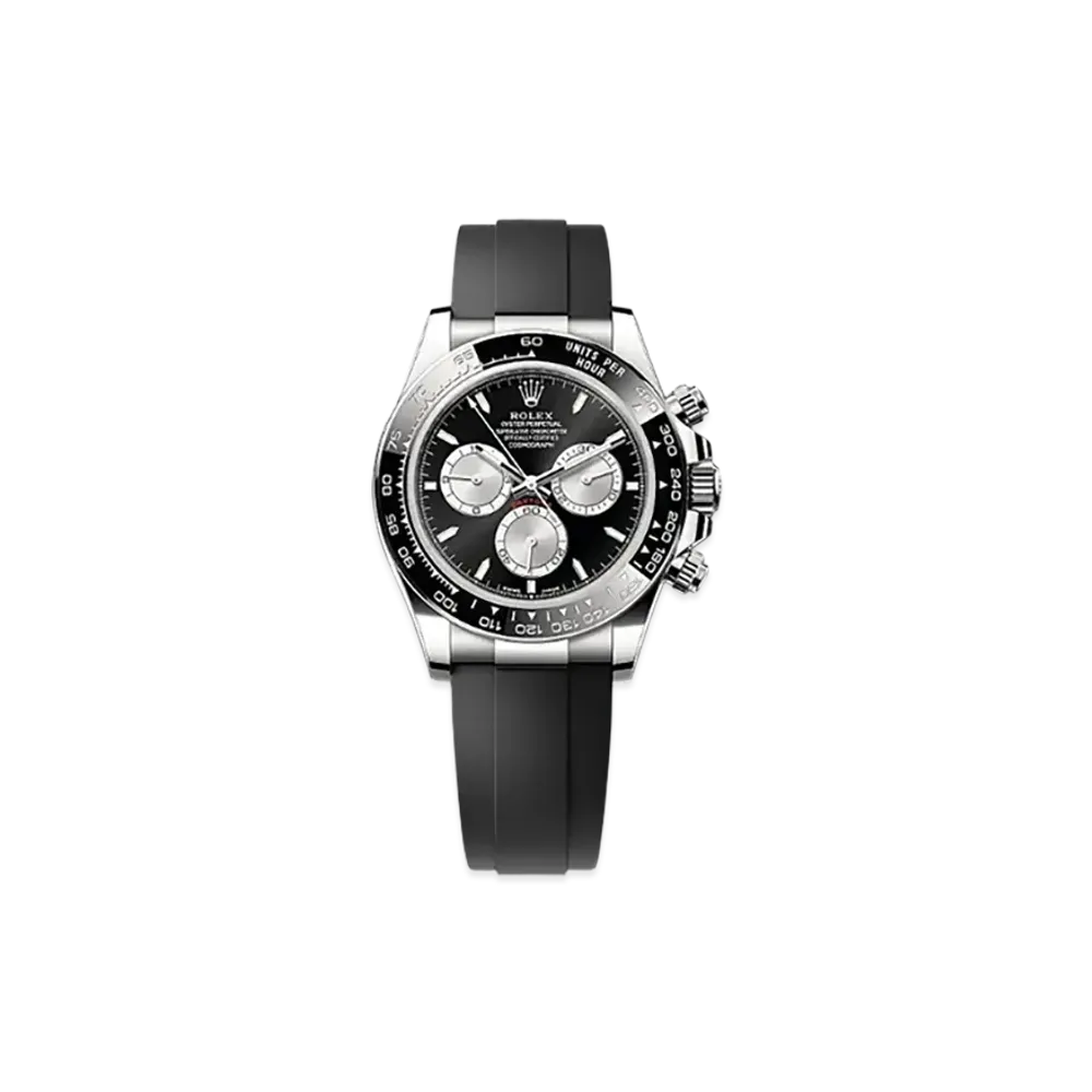 ROLEX Cosmograph Daytona 40mm White Gold 126519LN "Bright Black/Steel"