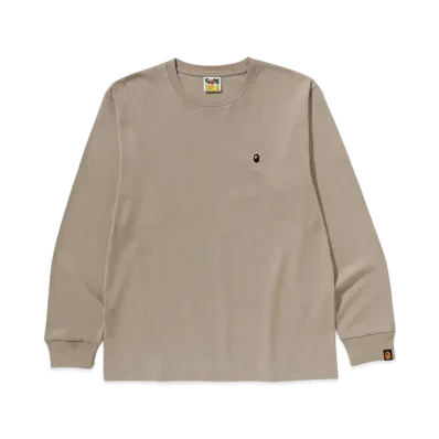 A BATHING APE x GRIP SWANY L/S Tee "Beige"