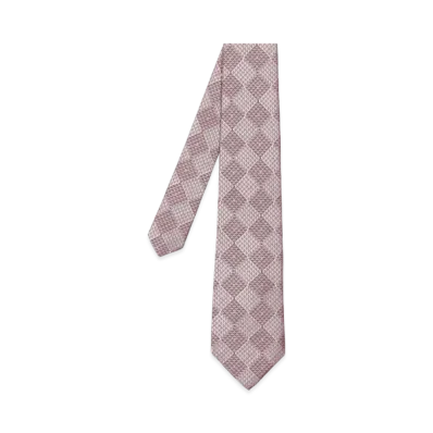 Paul Smith Geometric Check Tie "LightPink"