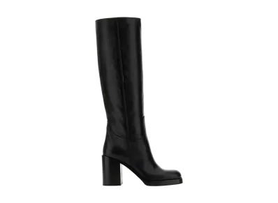 PRADA Women's Leather Boots "Black"