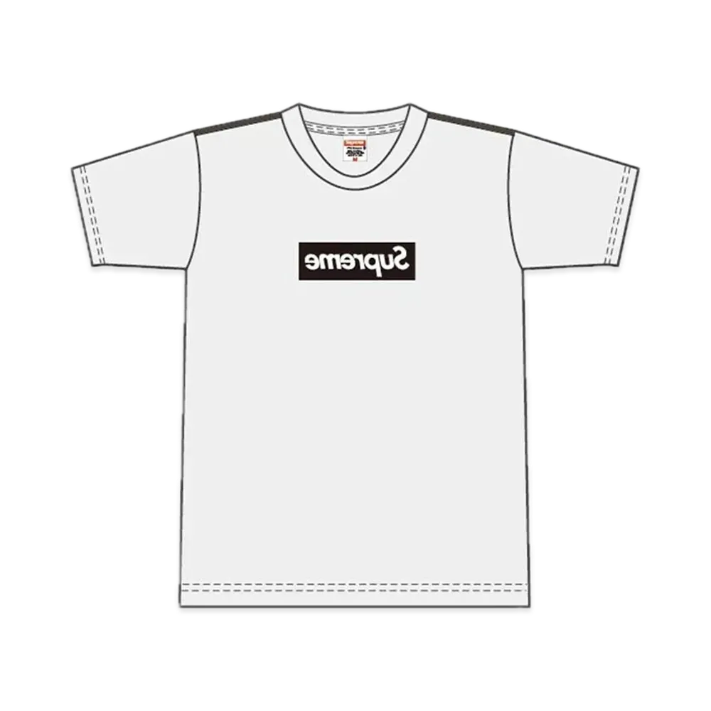 Supreme x COMME des GARCONS SHIRT Box Logo Tee "Black"