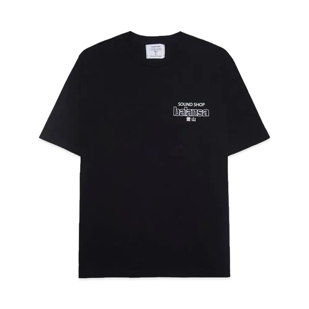 SOUND SHOP balansa SSB LOGO S/S TEE "BLACK / WHITE"