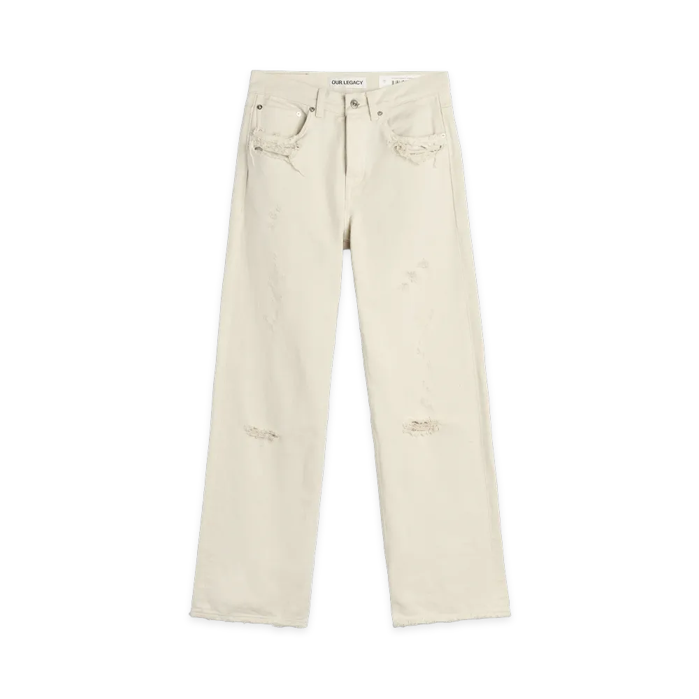 OUR LEGACY Women's Full Cut "Old Chalk Wash"