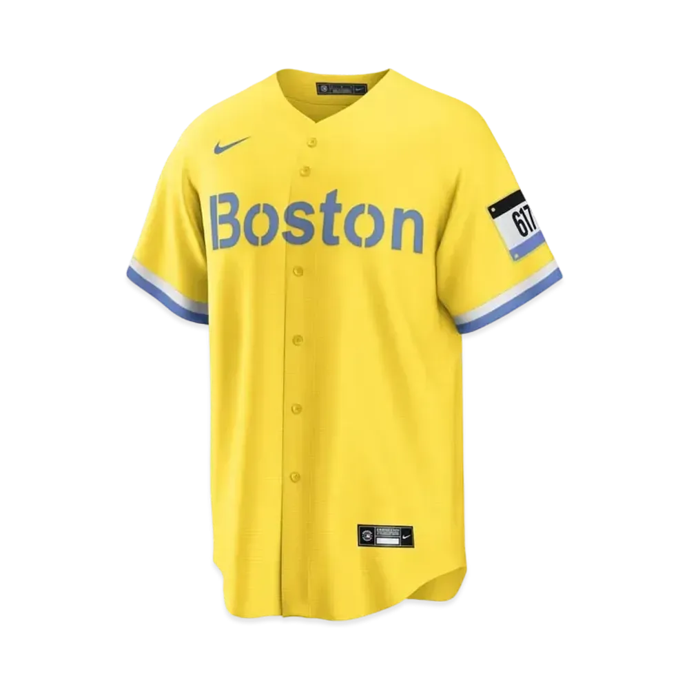 MLB x Nike Official Replica Jersey City Connect Boston Red Sox "Yellow"