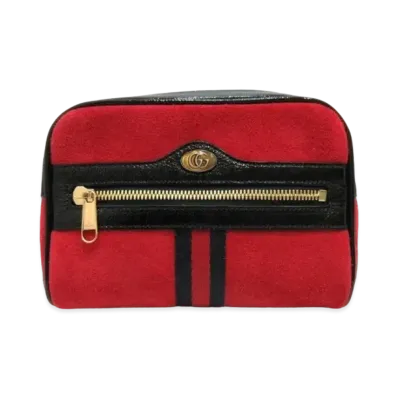 GUCCI GG Ophidia Sherry Line Suede "Red"