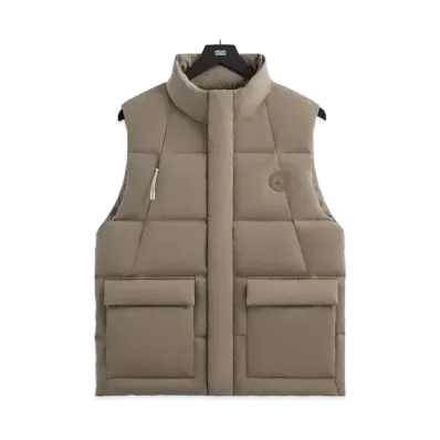 Kith Wrinkle Nylon Midi Vest "Canvas"