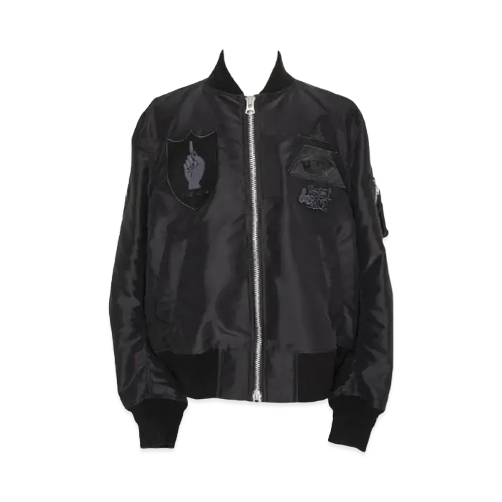 sacai x Gonz Nylon Twill Blouson "Black"
