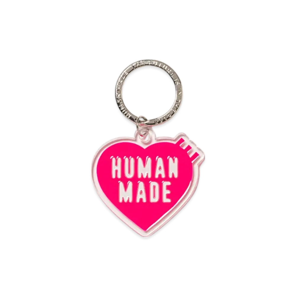 HUMAN MADE Heart Keyring "Pink"