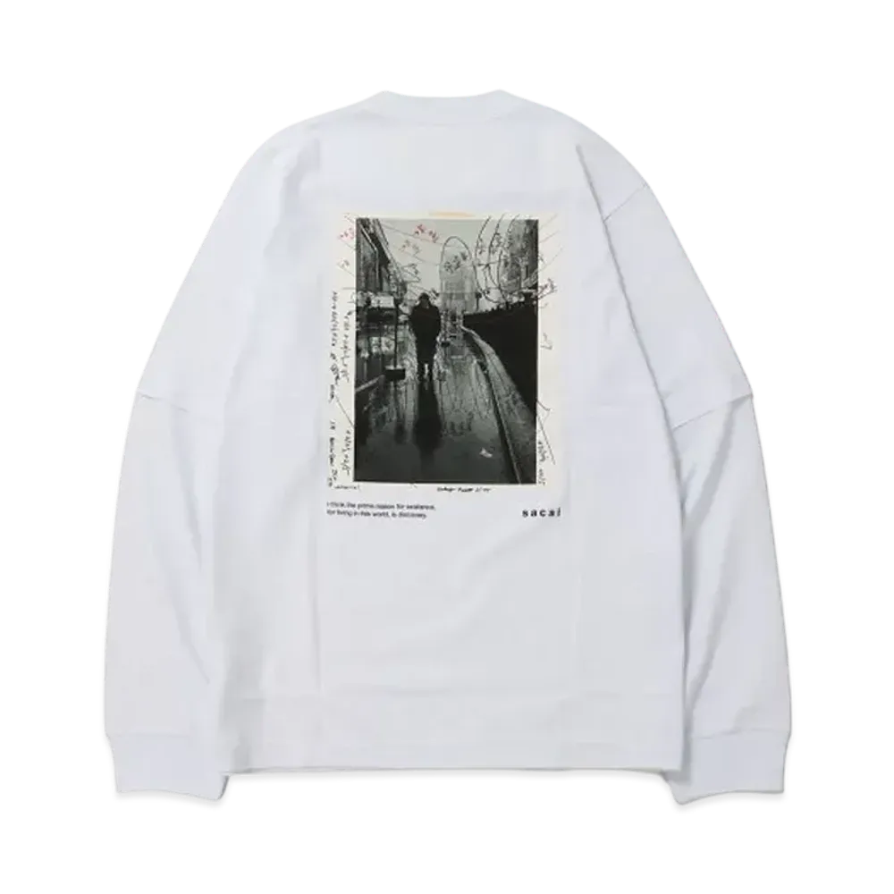 sacai James Dean L/S T-shirt "White"