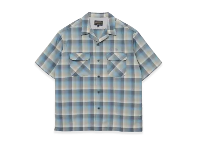 GDC x PENDLETON Open Collar Shirt S/S "Blue"