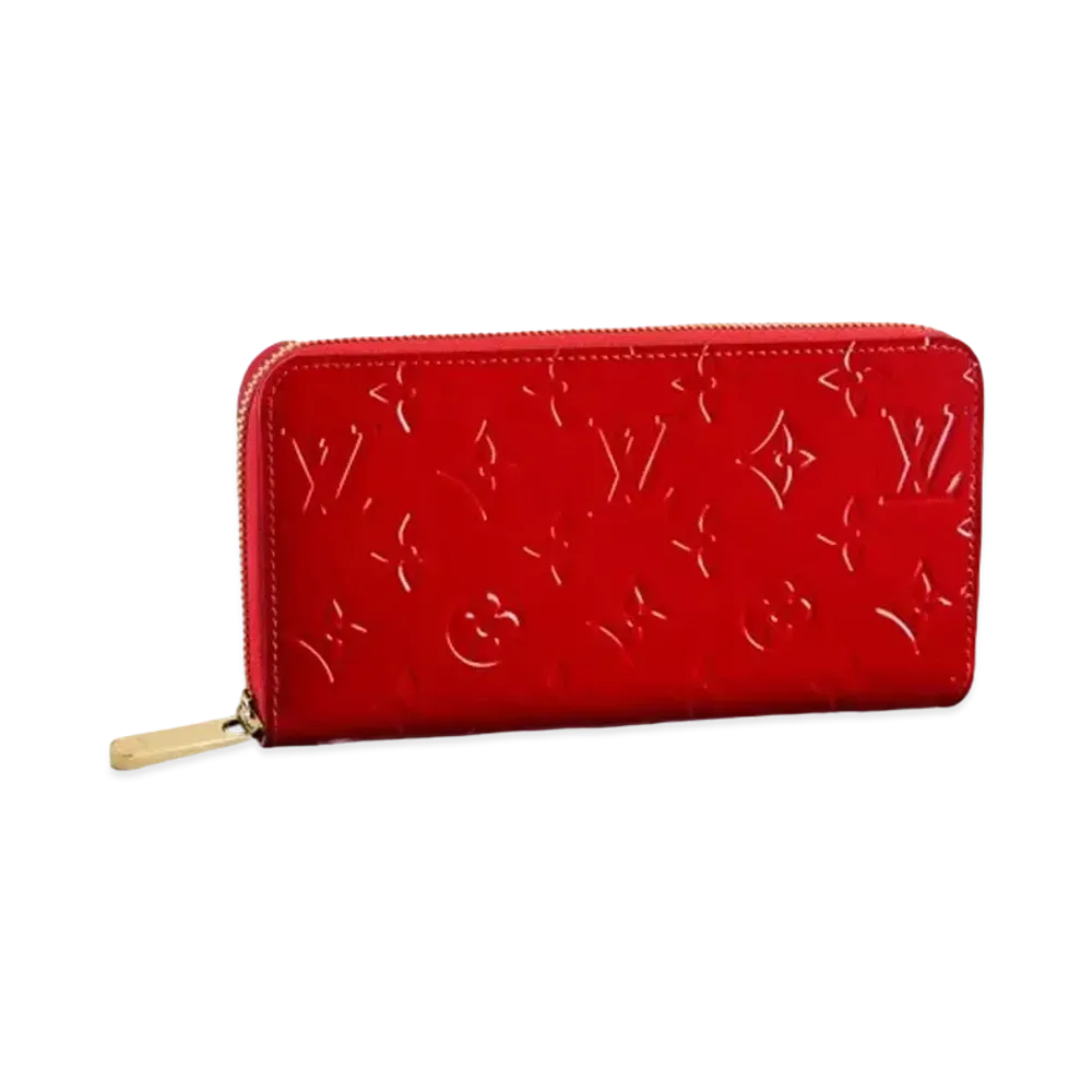 Louis Vuitton Monogram Vernis Zippy Wallet ”Cerise”