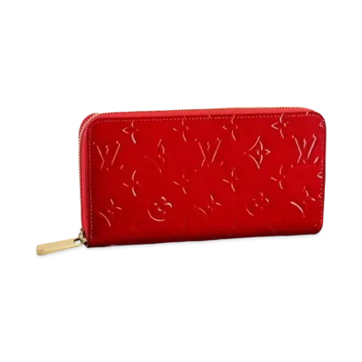 Louis Vuitton Monogram Vernis Zippy Wallet ”Cerise”