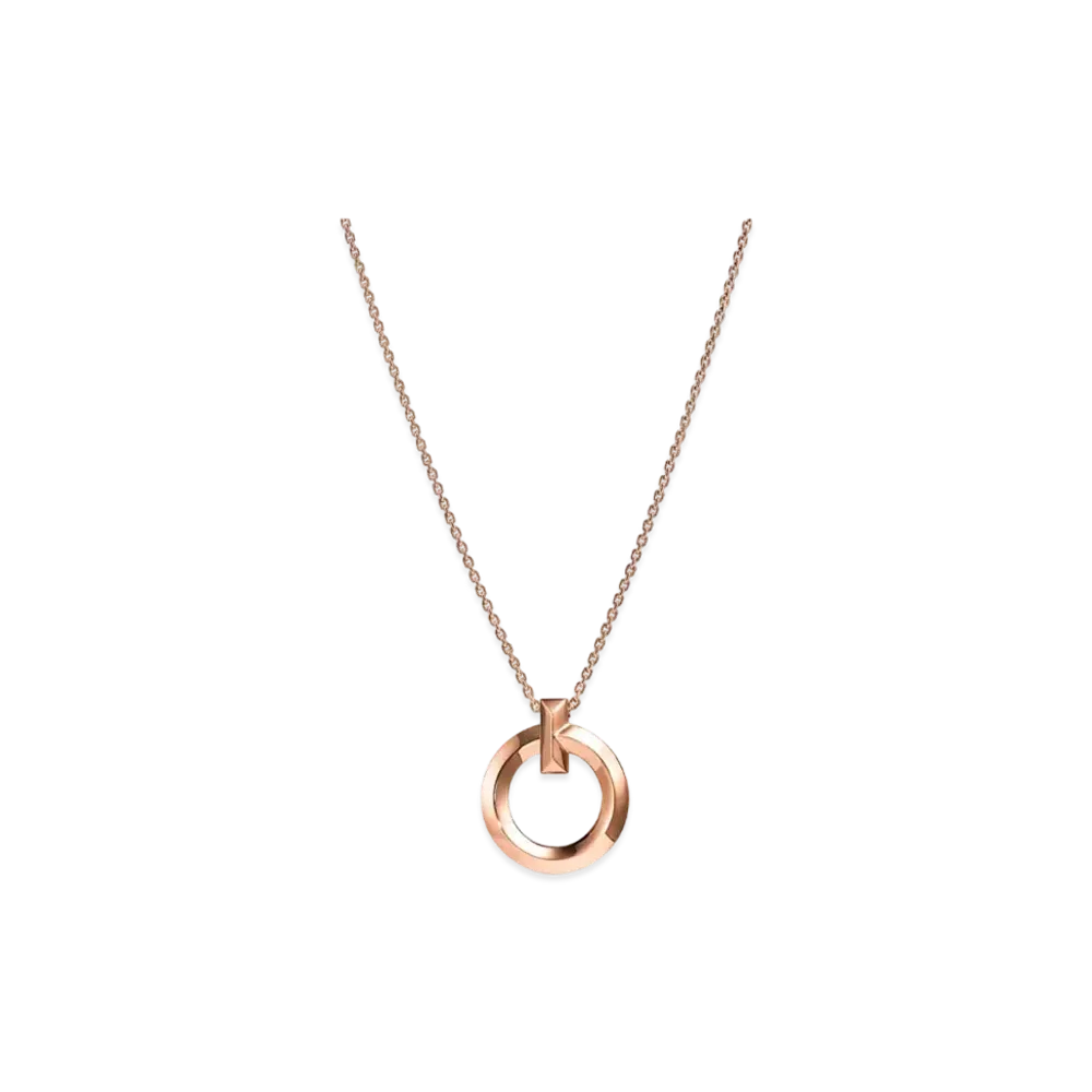 Tiffany & Co. Tiffany T T1 Circle Pendant Small 18K "RoseGold"