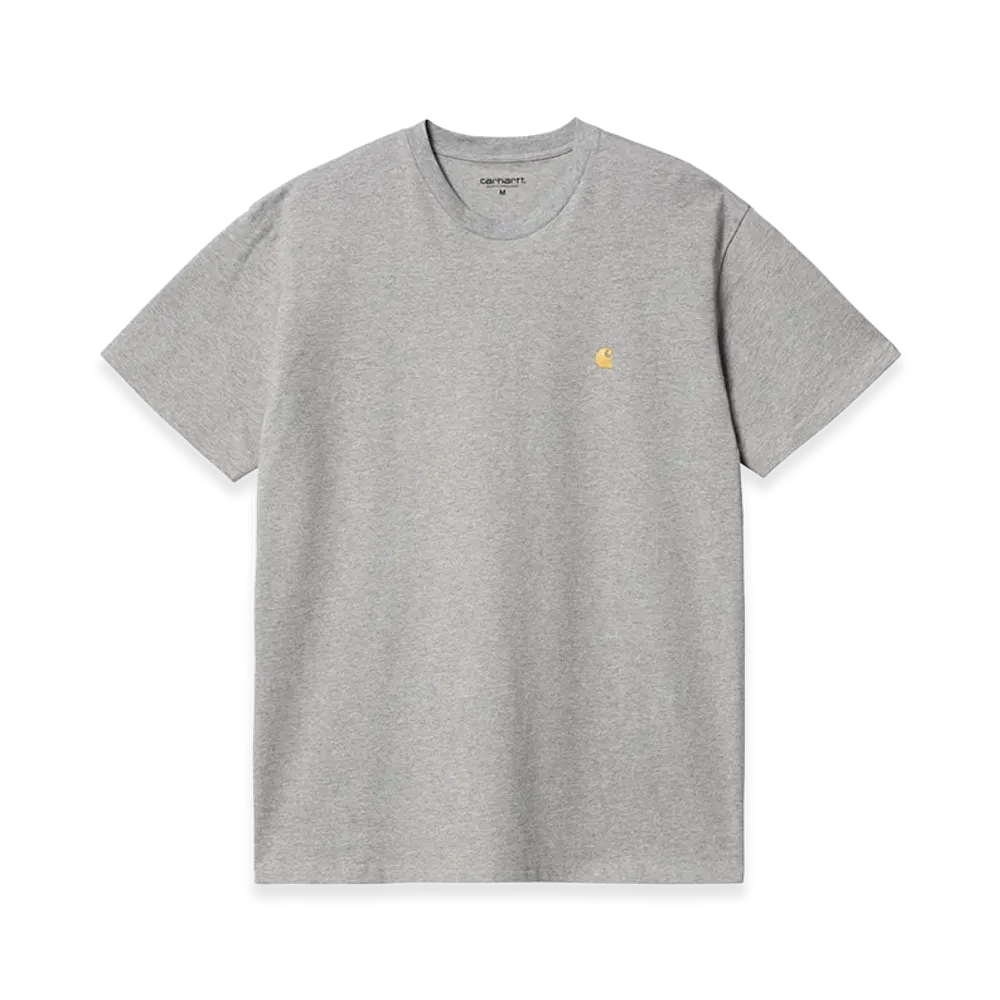 Carhartt WIP S/S Chase T-Shirt "Grey Heather/Gold"