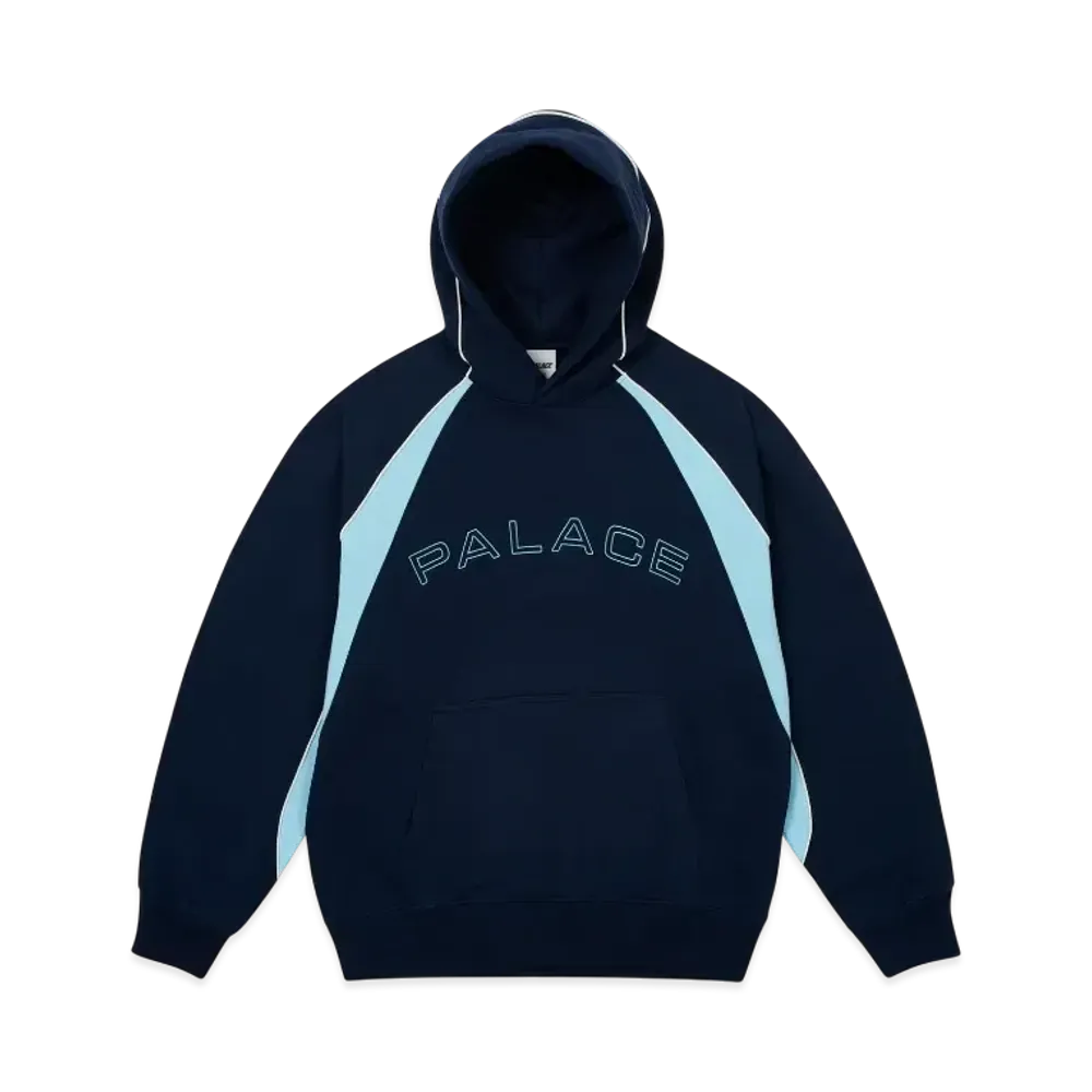 PALACE Piped Panel Hood "Ocean Blue"