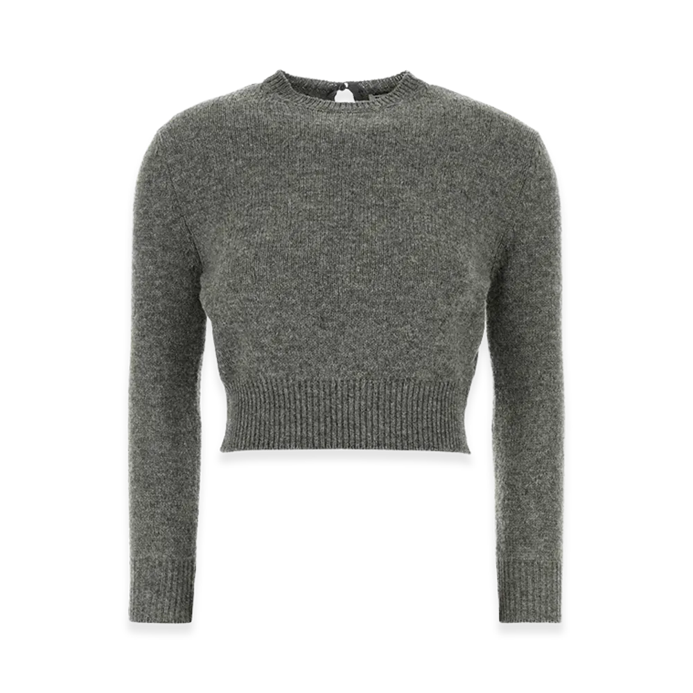 Jil Sander Women's Wool Blend Sweater "Grey"