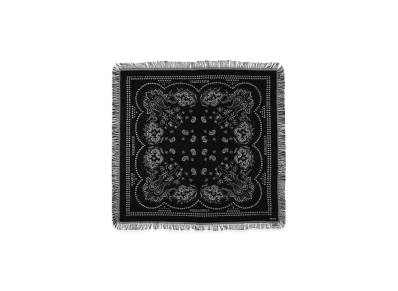 WIND AND SEA Black Bandana Blanket "Black"