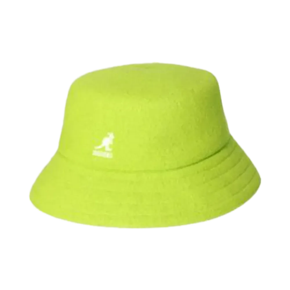 Kangol Wool Lahinch Bucket Hat "Bio Lime"