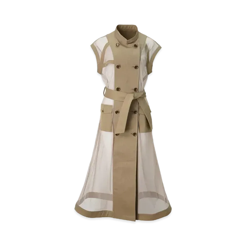 ANREALAGE Invisible Trench Coat "Beige"