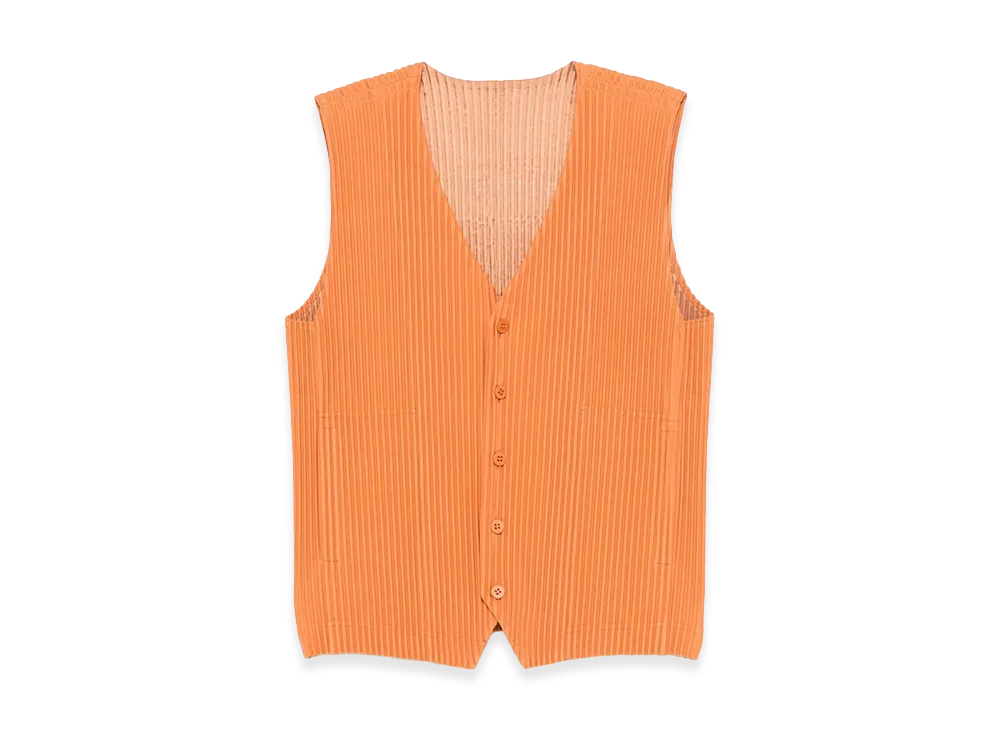 HOMME PLISSE ISSEY MIYAKE Sweaters "Orange"