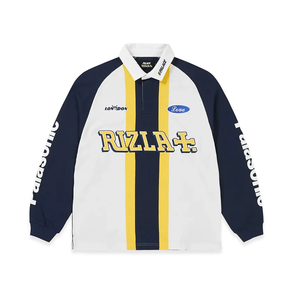 PALACE x RIZLA Rugby "White"