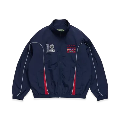 DENIM TEARS Diaspora Flag Track Jacket "Navy"