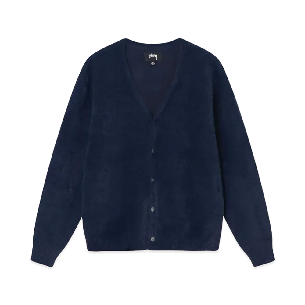 Stussy Shaggy Cardigan "Deep Navy"