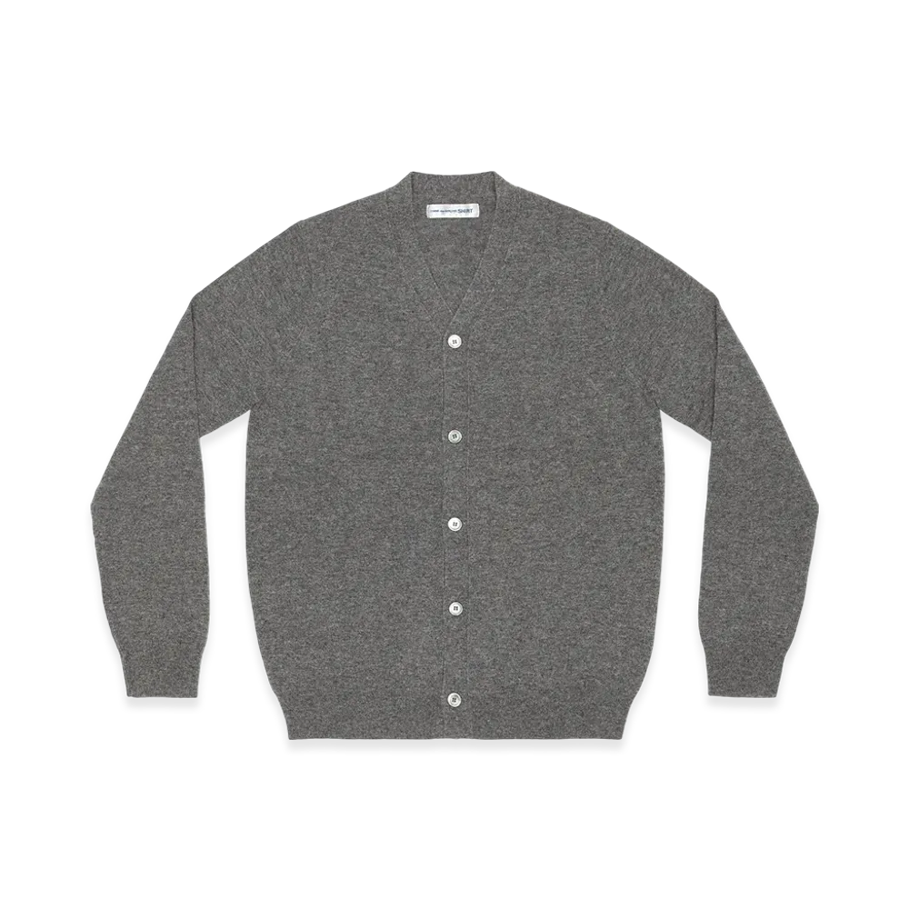 COMME des GARCONS SHIRT Cardigan V Neck "Top Grey"