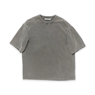 Acne Studios Crew Neck T-Shirt - Relaxed Fit "Faded Black"