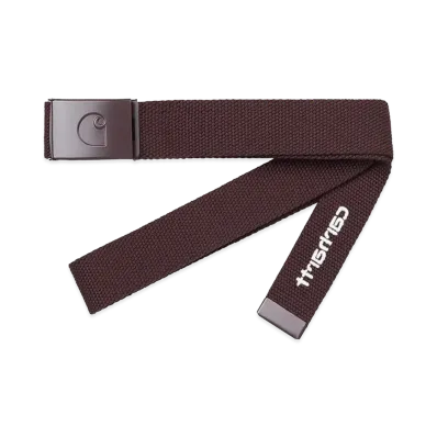 Carhartt WIP C-Logo Belt Tonal "Palisander/White"