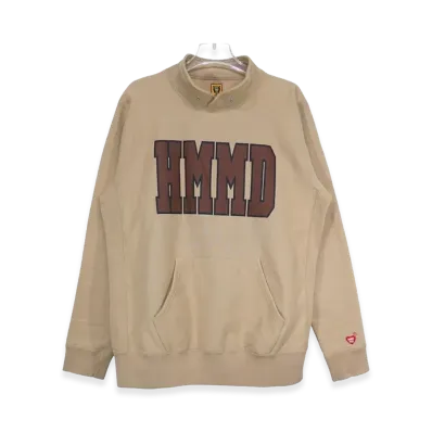 HUMAN MADE STAND COLLAR SWEATSHIRT "Beige"
