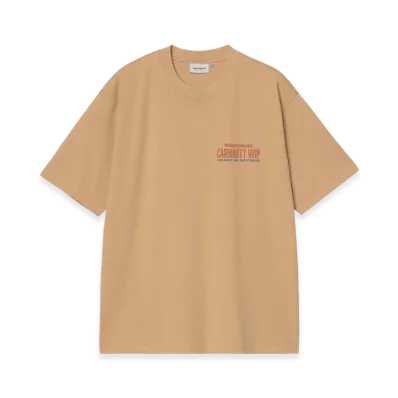 Carhartt WIP S/S Arcan T Shirt "Dusty H Brown heavy stone wash"