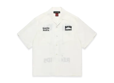 WACKO MARIA x Death Row Records 50's Open Collar Shirt "White"