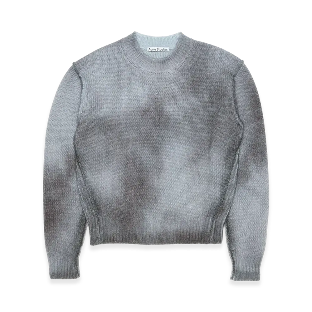 Acne Studios Cable Knit Sweater "Anthracite Grey"