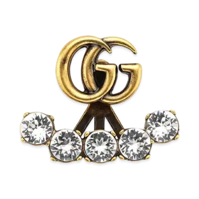 GUCCI Pearl Double G Earrings