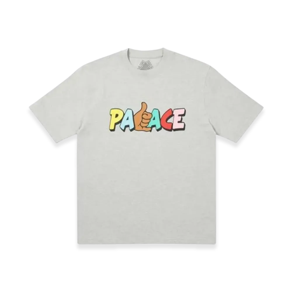 PALACE Shitfaced Shaka T-Shirt "Grey Marl"