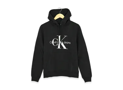 Calvin Klein Jeans Women's Logo Print Hoodie "Black"