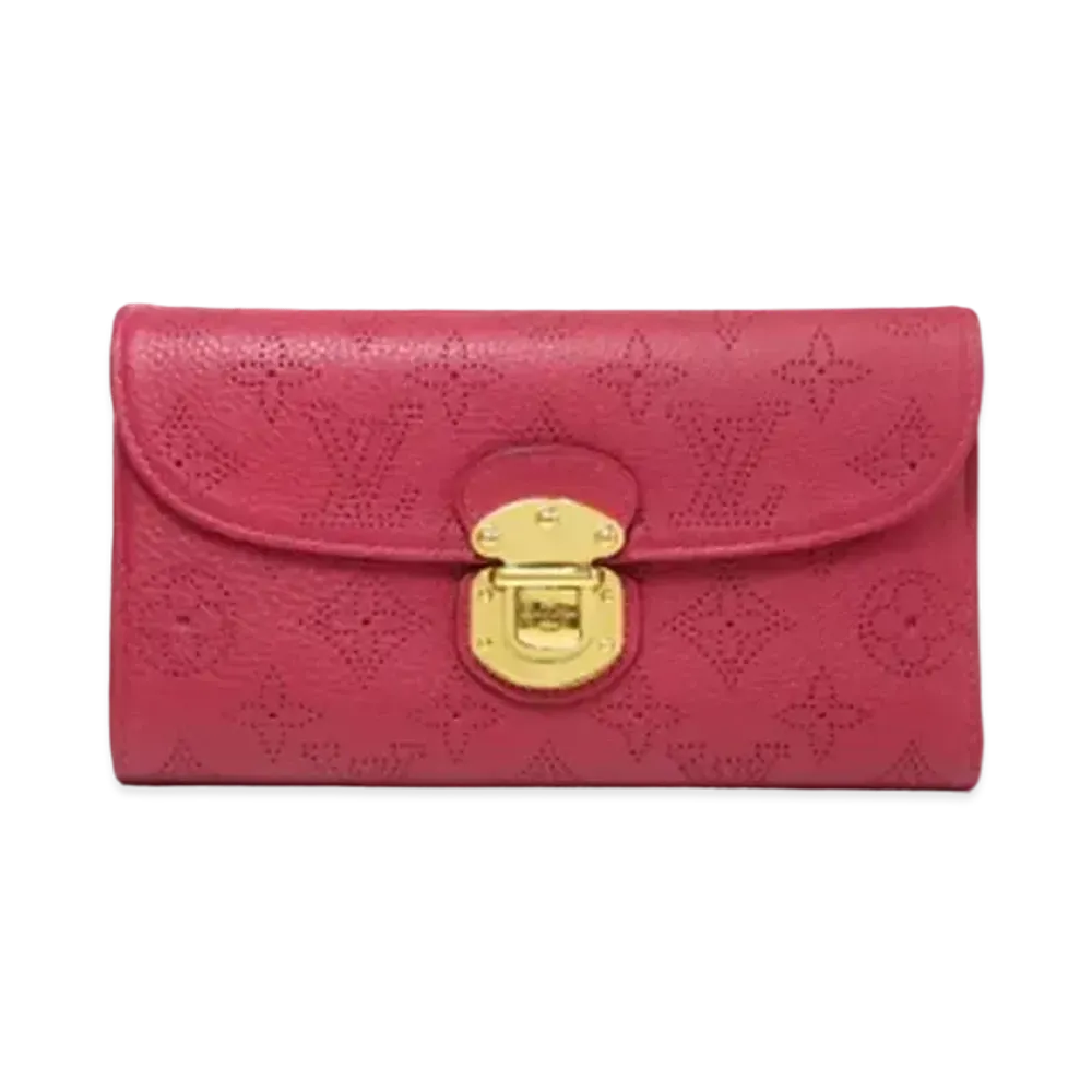 Louis Vuitton Amelia Wallet Mahina "Grena"