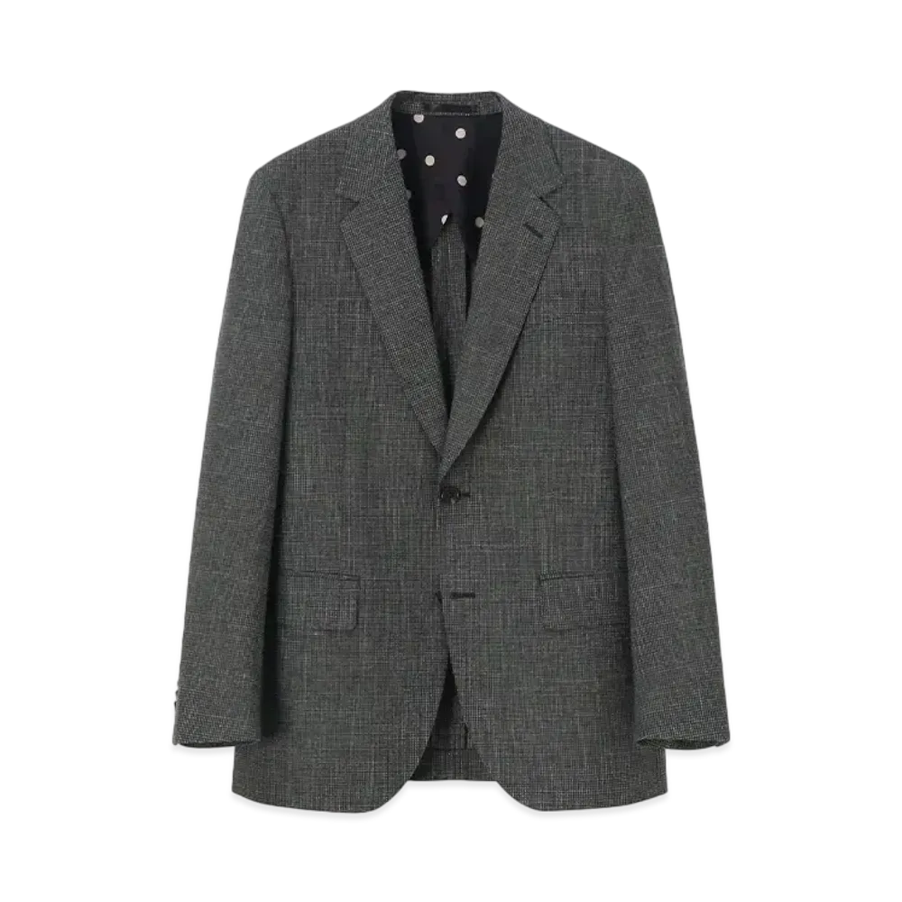 Paul Smith Glen Check Mixed Texture 2B Jacket "Green"