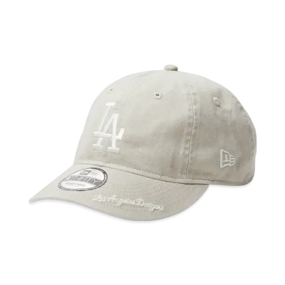 NEW ERA 9Thirty MLB Visor Logo Los Angeles Dodgers Acid Wash "Chrome"