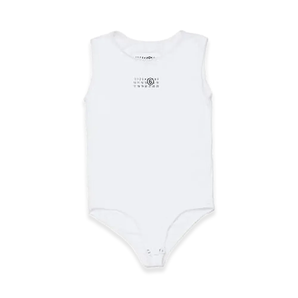 MM6 Maison Margiela Women's Leotard With Print "White"