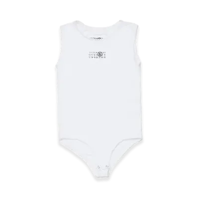 MM6 Maison Margiela Women's Leotard With Print "White"
