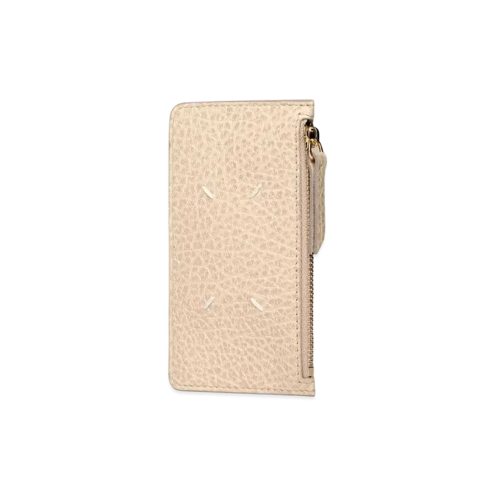 Maison Margiela 4 Stitch Card Holder Wallet "Almond"