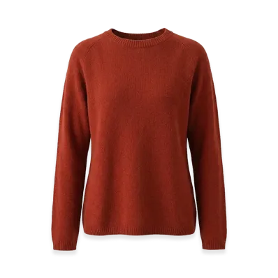 S Max Mara Women's Giori Crew Neck Sweater "Orange"