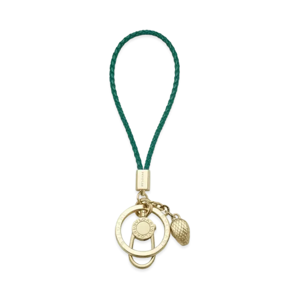 BVLGARI Serpenti Forever Keyring "Green"